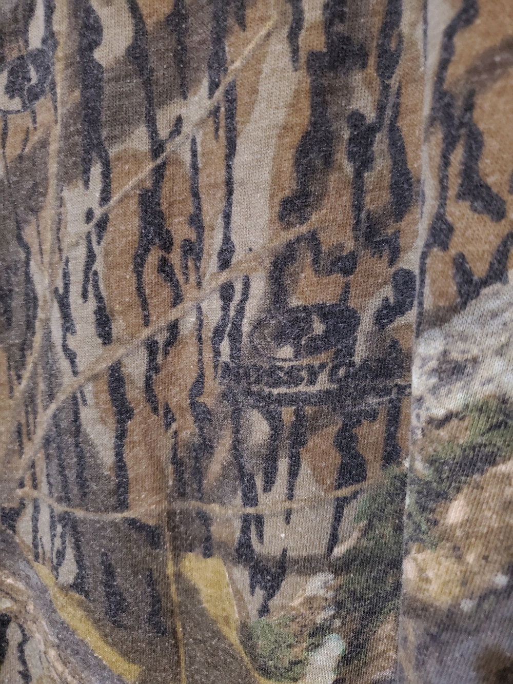 90s Mossy Oak Shadow Woodland Camo Short Sleeve Tee - Brown Realtree - Picture 7 of 7